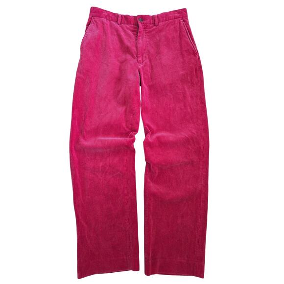 Vintage Polo Ralph Lauren Red Corduroy Straight Leg Pants 32/20 - Picture 1 of 10